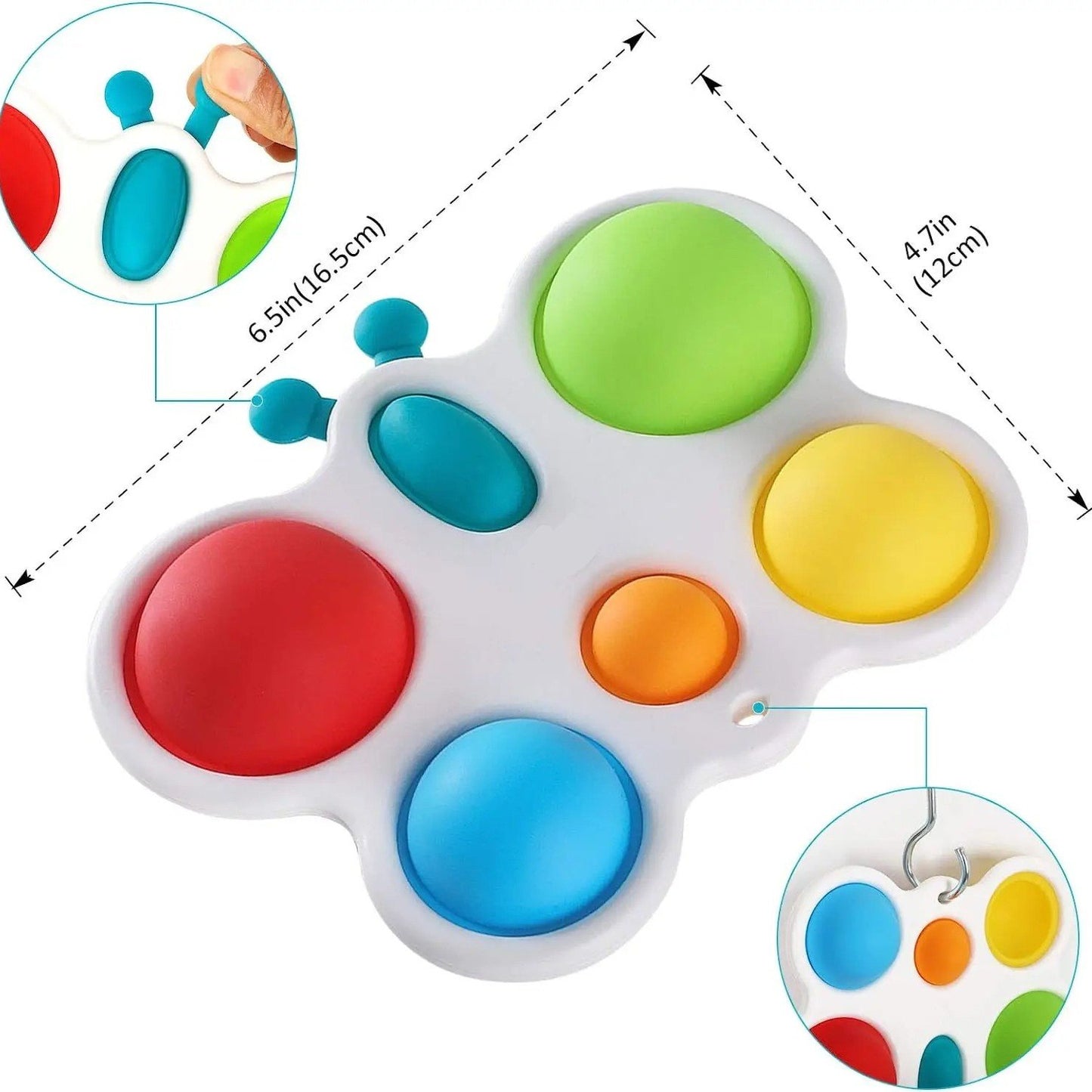 Montessori Fidget Toy with Premium Materials, Portable and Convenient, Safe for Months 7+