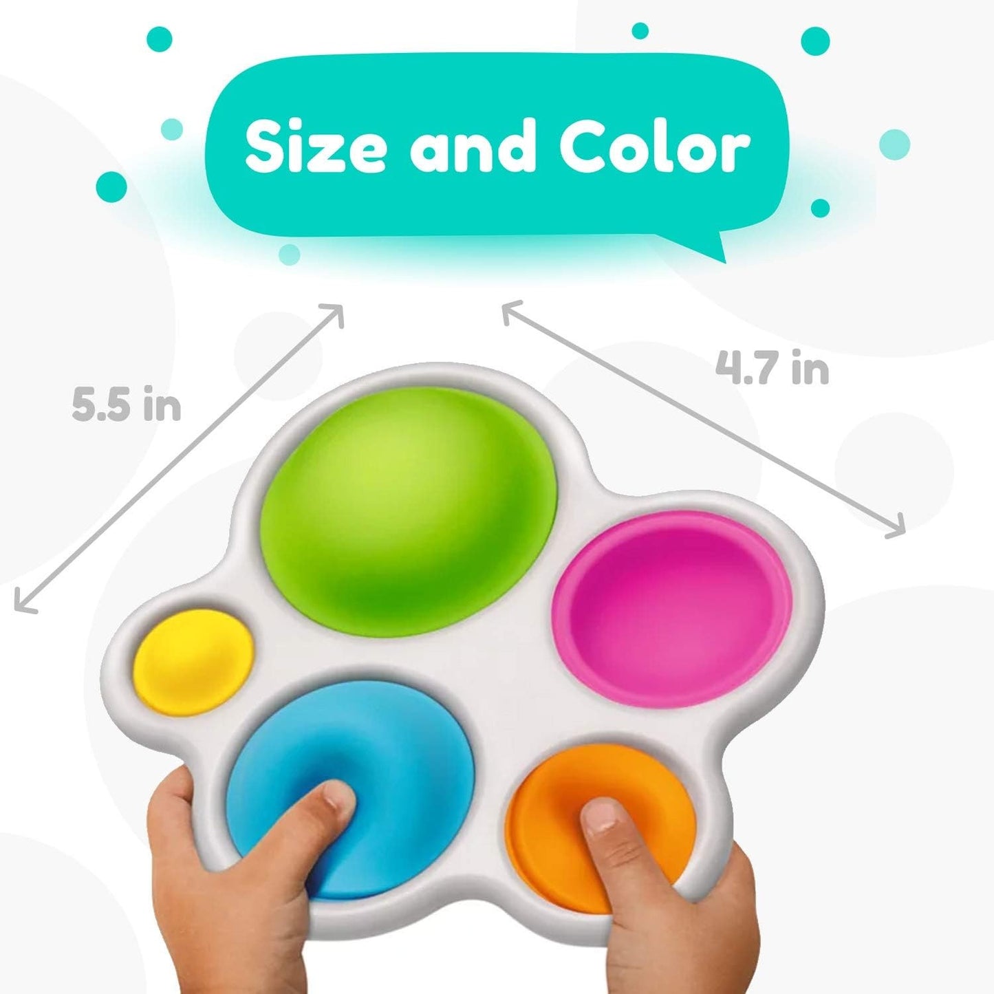Montessori Fidget Toy with Premium Materials, Portable and Convenient, Safe for Months 7+