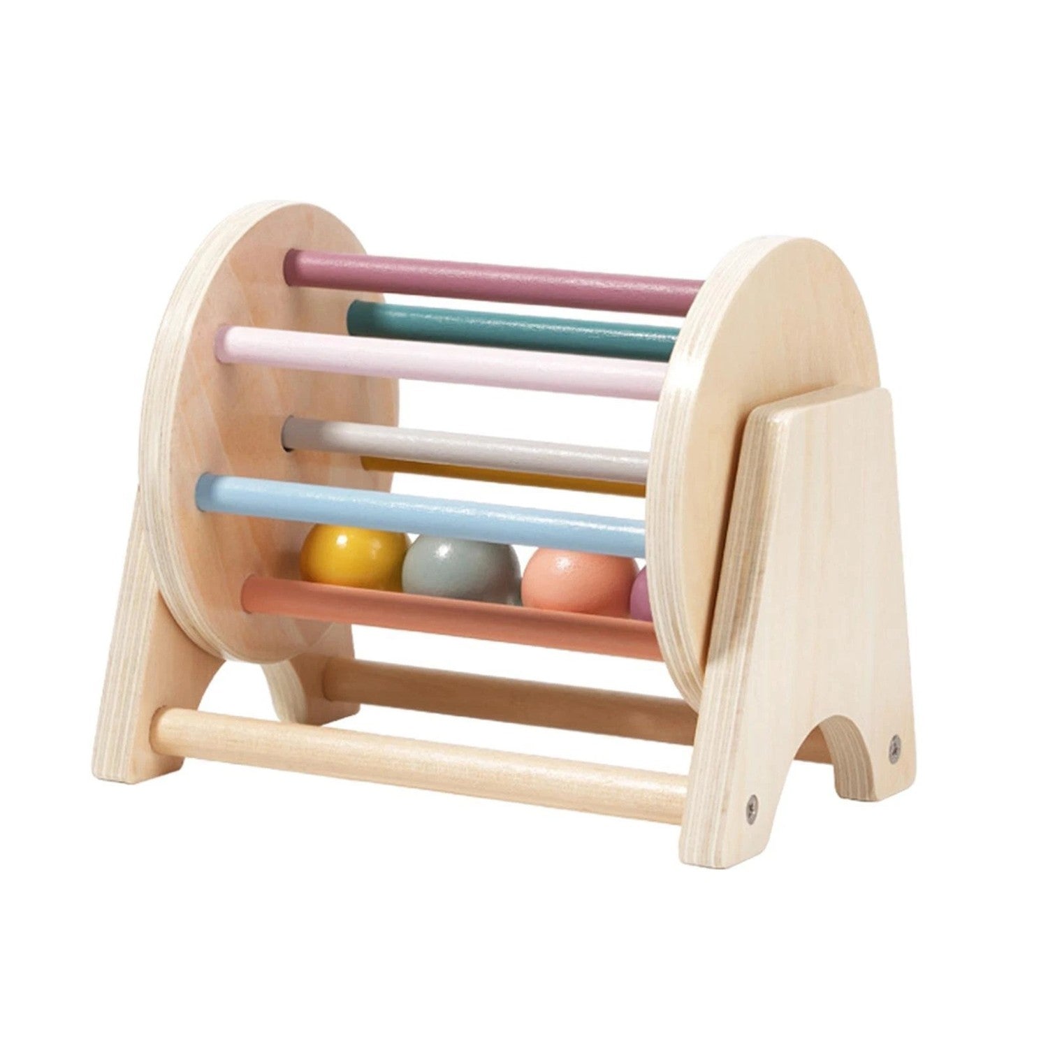 Montessori Wooden Ball Tracker Toy with Color and Shape Recognition, Fine Motor Skill Development, Safe for Months 7+