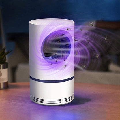 Mosquito and Flying Pest Trap with Heat & Breath Simulation, 360° 15m Coverage, USB-Powered 5W