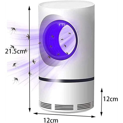Mosquito and Flying Pest Trap with Heat & Breath Simulation, 360° 15m Coverage, USB-Powered 5W
