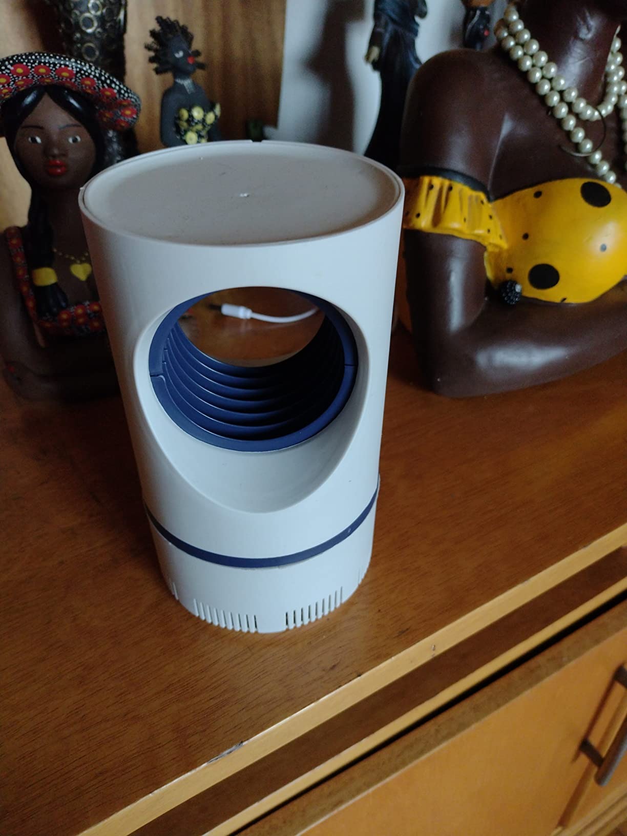 Mosquito and Flying Pest Trap with Heat & Breath Simulation, 360° 15m Coverage, USB-Powered 5W