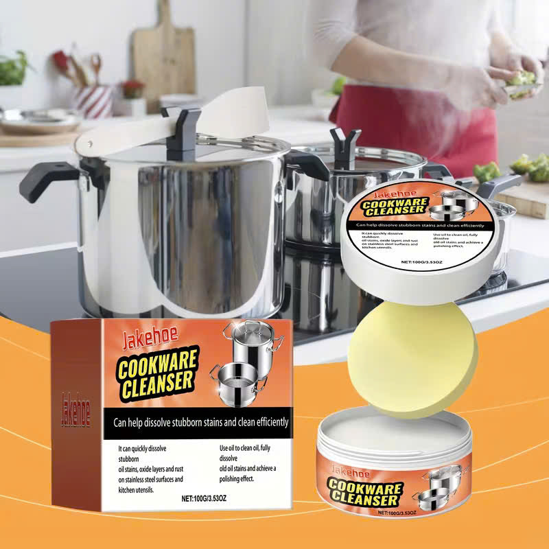 Multi-Purpose Cookware Cleaning Paste – Removes Rust, Grease, Restores Shine, Safe Ingredients, Odor-Free and Easy to Use