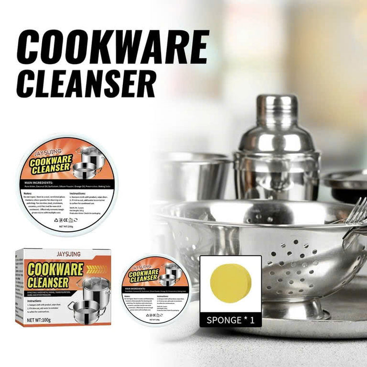 Multi-Purpose Cookware Cleaning Paste – Removes Rust, Grease, Restores Shine, Safe Ingredients, Odor-Free and Easy to Use