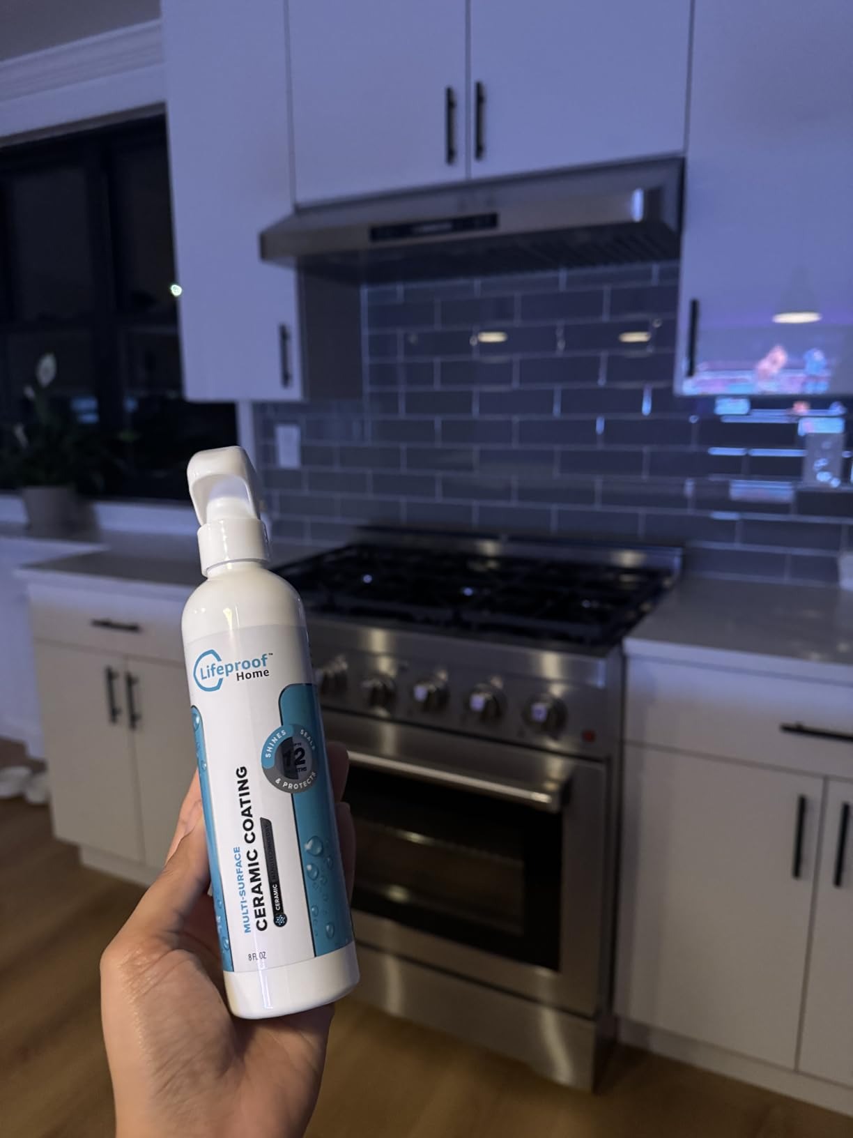Multi-Surface Ceramic Coating Spray with Ultra Hydrophobic Protection, Stain & Water-Resistant, Long-Lasting