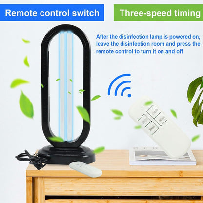 Multi-Surface UV Disinfectant Bulb with UV + Ozone Sterilization Technology and Remote Control Operation