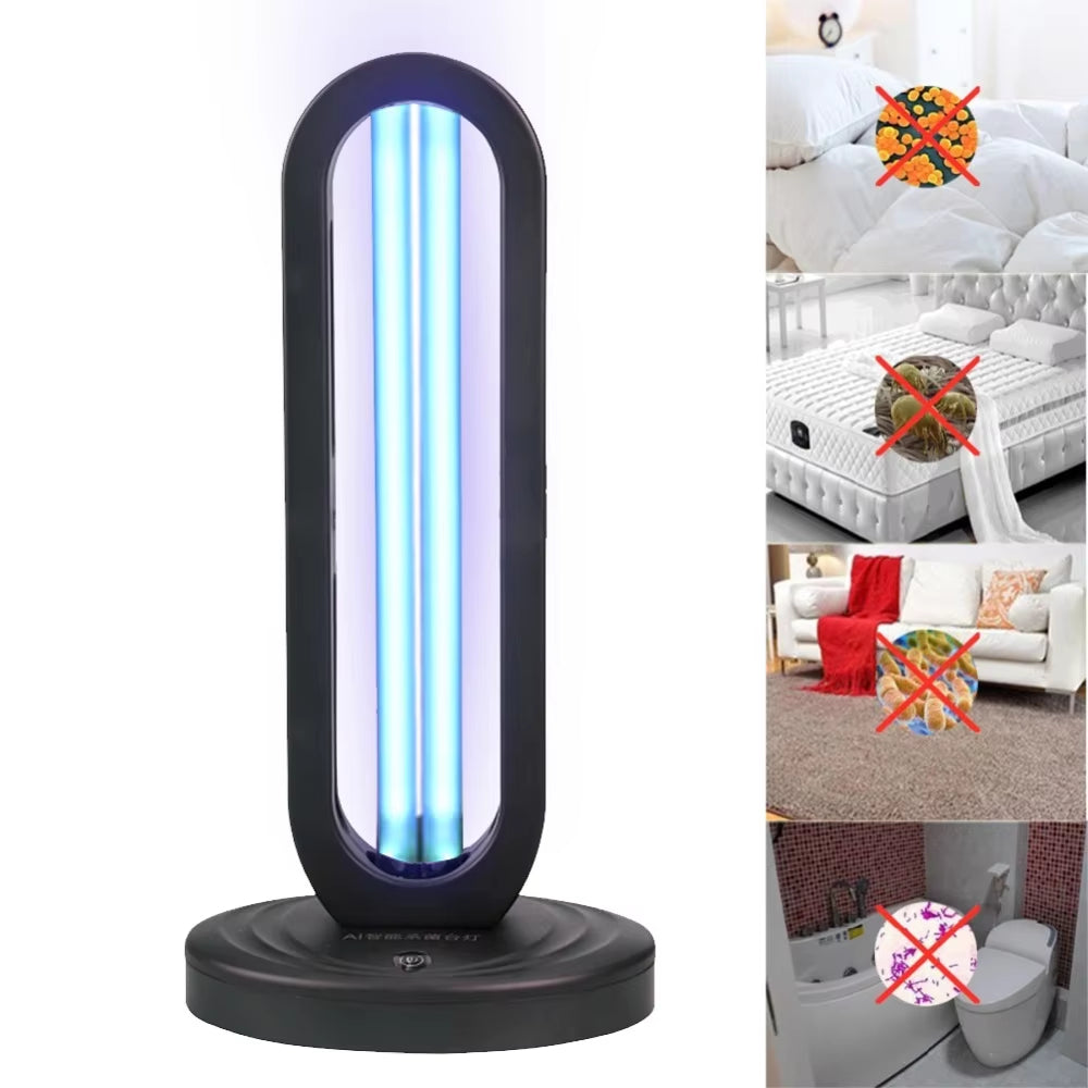 Multi-Surface UV Disinfectant Bulb with UV + Ozone Sterilization Technology and Remote Control Operation