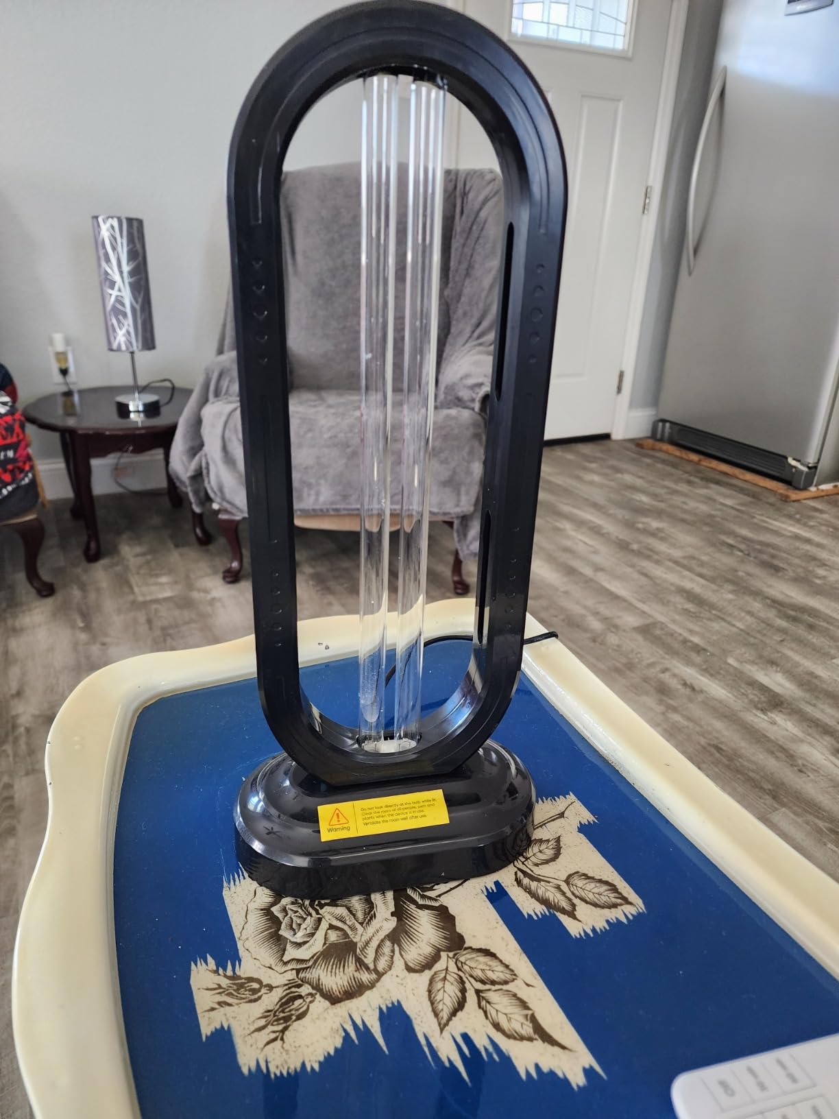 Multi-Surface UV Disinfectant Bulb with UV + Ozone Sterilization Technology and Remote Control Operation