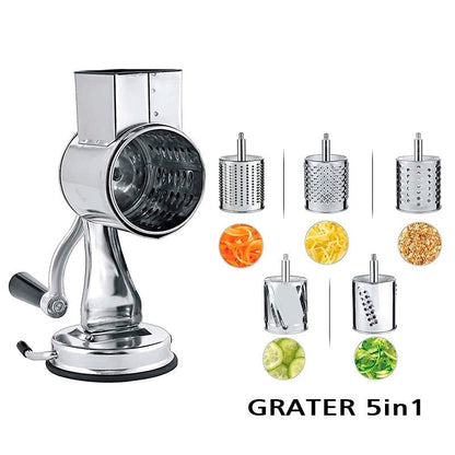 Multi-Function Nut Grinder Slicer with 5 Blades