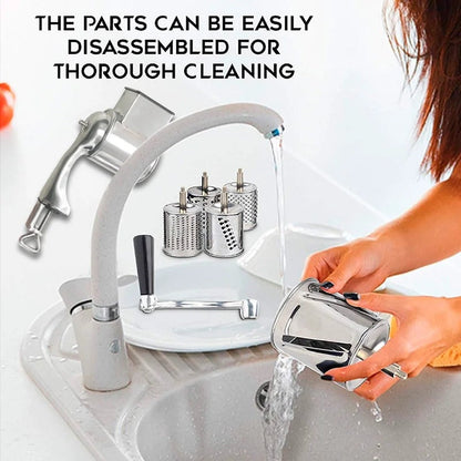 Multi-Function Nut Grinder Slicer with 5 Blades