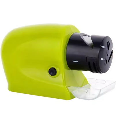 Multifunction Electric Knife Sharpener with Cordless & Portable Design, High-Speed Grinding Wheel