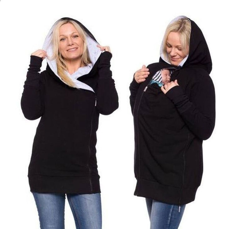 Multifunctional Kangaroo Hoodie for Maternity