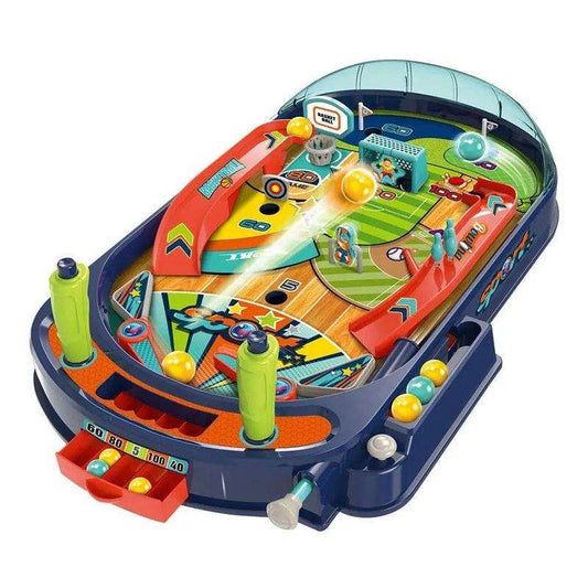 Multiplayer Pinball Toy with Electric Score Tracker, Diverse Obstacles, Smart Launching, Safe for Ages 7+