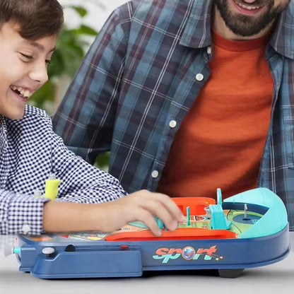 Multiplayer Pinball Toy with Electric Score Tracker, Diverse Obstacles, Smart Launching, Safe for Ages 7+