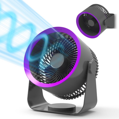Multipurpose Electric Fan - 4000mAh Air Circulator Wireless Wall Ceiling Fan, Home Quiet Ventilator Desktop