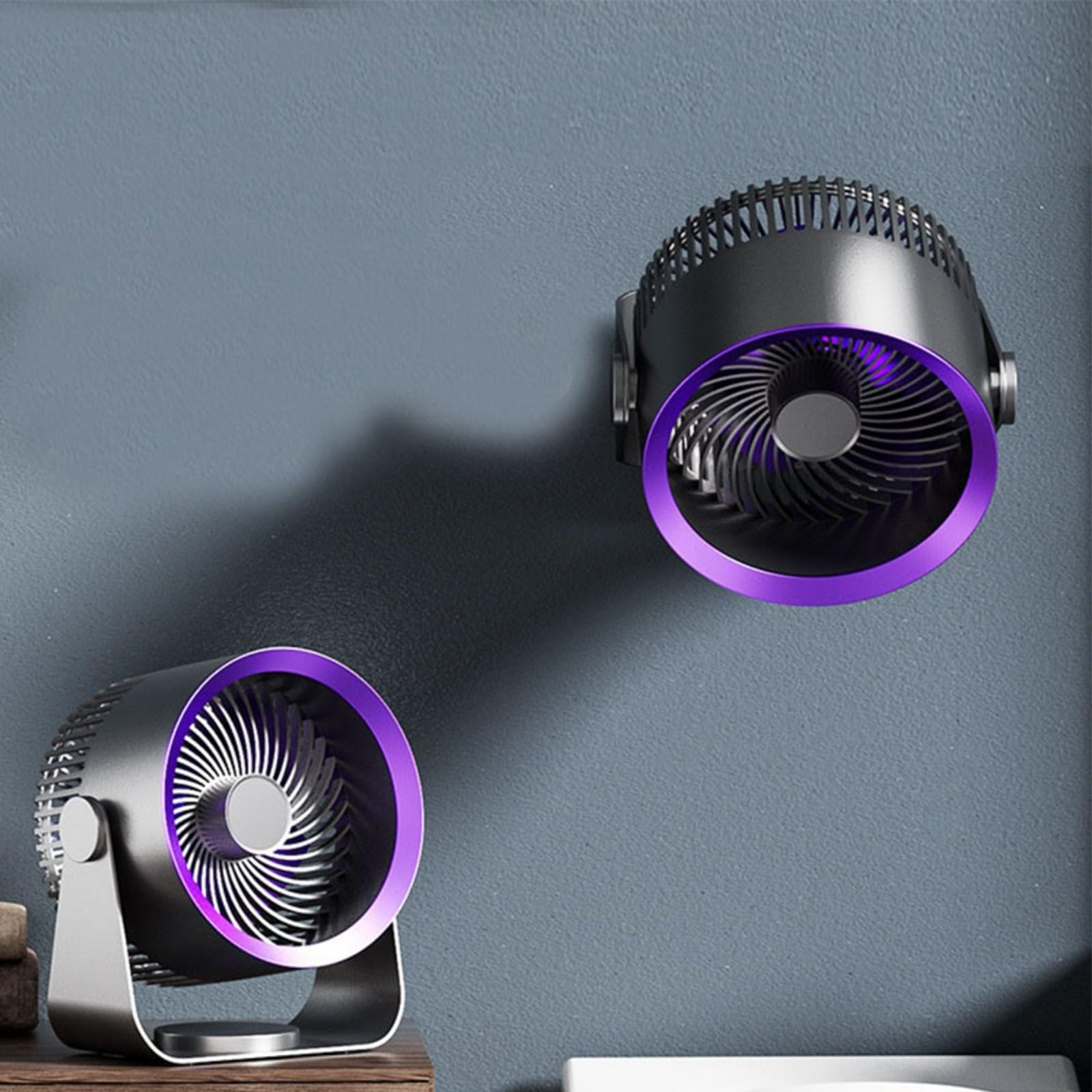 Multipurpose Electric Fan - 4000mAh Air Circulator Wireless Wall Ceiling Fan, Home Quiet Ventilator Desktop