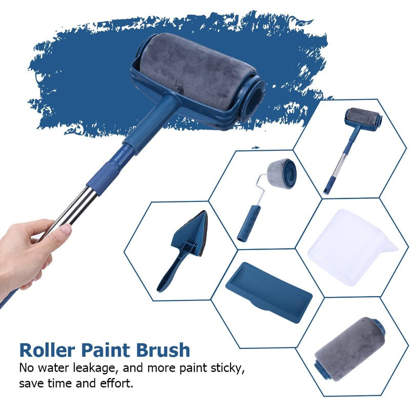 Multi-Size Paint Roller Brush Set for Wall Painting