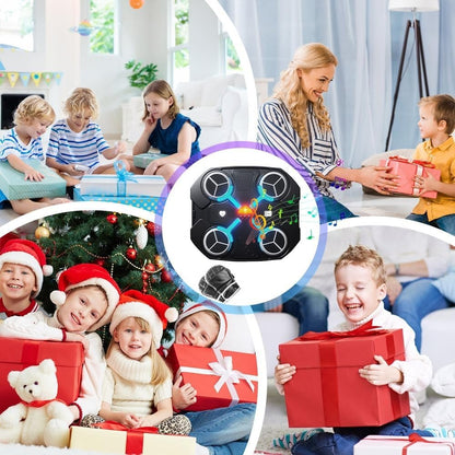 Musical Boxing Target with Bluetooth Music, LED Beat Effects, 3 Training Speeds, USB Rechargeable