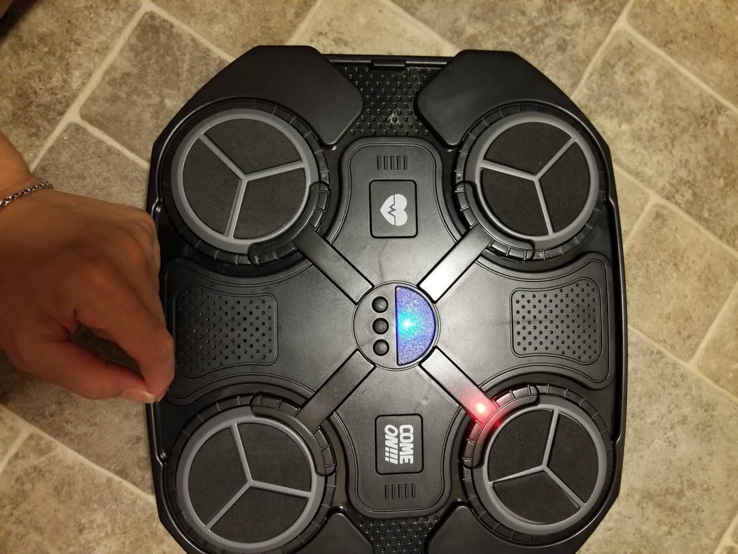 Musical Boxing Target with Bluetooth Music, LED Beat Effects, 3 Training Speeds, USB Rechargeable