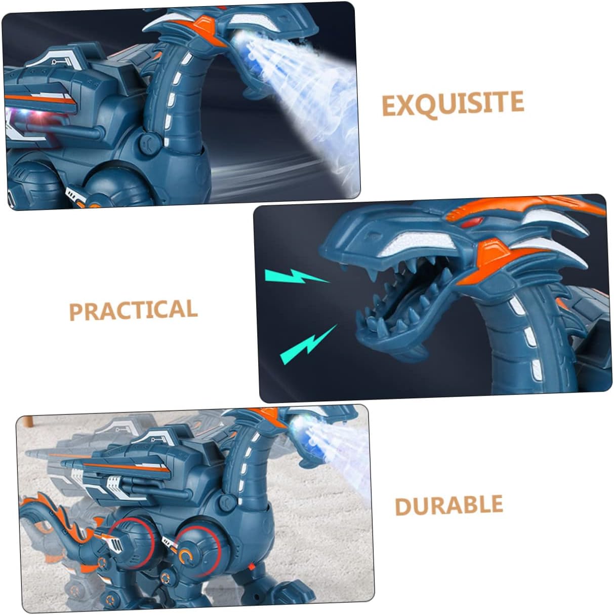 Musical Dinosaur with Mist and Lights, Atomized Spray Function, Safe for Ages 2+