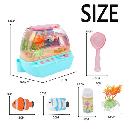 Musical Fish Tank with Colorful Lights, Plays Music, Stories & Poems, Safe for Ages 3+