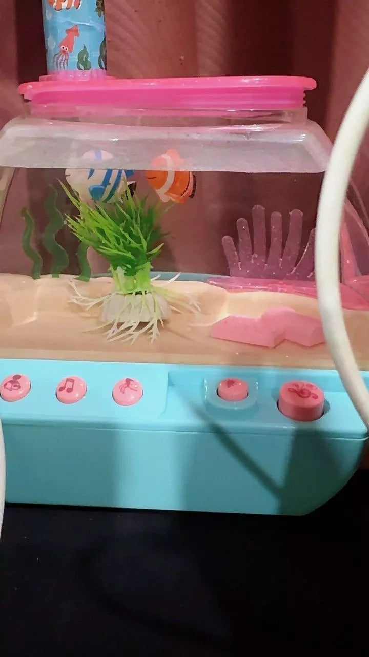 Musical Fish Tank with Colorful Lights, Plays Music, Stories & Poems, Safe for Ages 3+