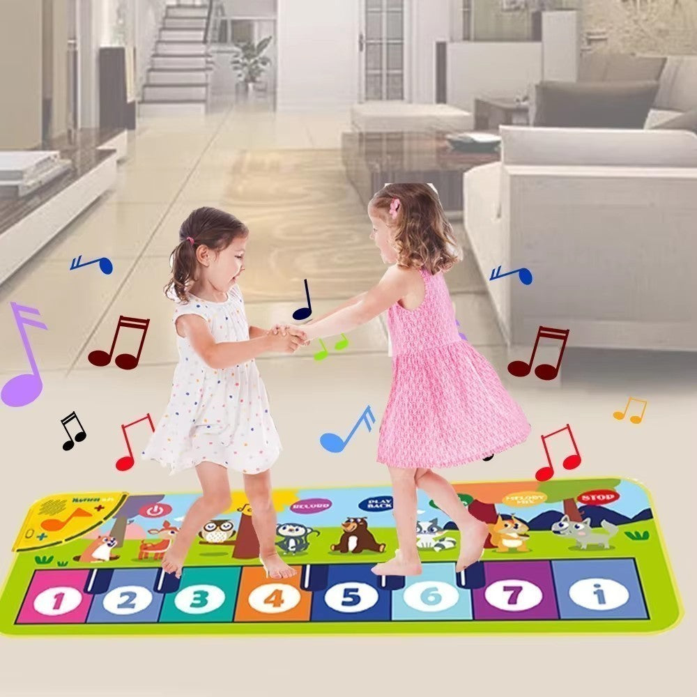 Musical Piano Mat Toy with Non-Slip Surface, Lively Melodies, Supports Cognitive Development, Safe for Ages 3+