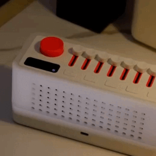 Noise Sleep Sound Machine - 256 Sound Options, RGB Lights, Bluetooth, Auto Timer, Relax & Focus Aid