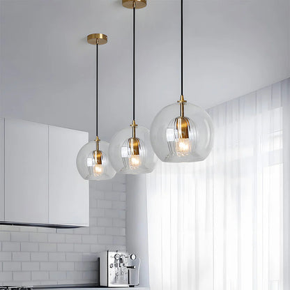 Modern Chic Spherical Glass Pendant Light