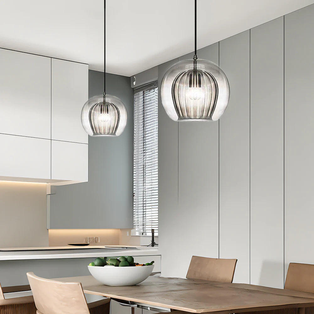 Modern Chic Spherical Glass Pendant Light