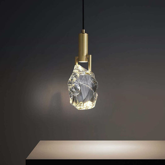 Nordic Crystal LED Pendant Light – Elegant Dining Room, Bar, Kitchen, and Bedroom Hanging Lamp, Luxury Suspension Chandelier for Modern Home Décor