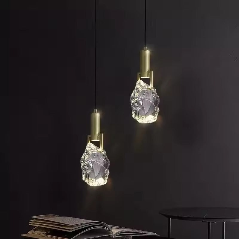 Nordic Crystal LED Pendant Light – Elegant Dining Room, Bar, Kitchen, and Bedroom Hanging Lamp, Luxury Suspension Chandelier for Modern Home Décor