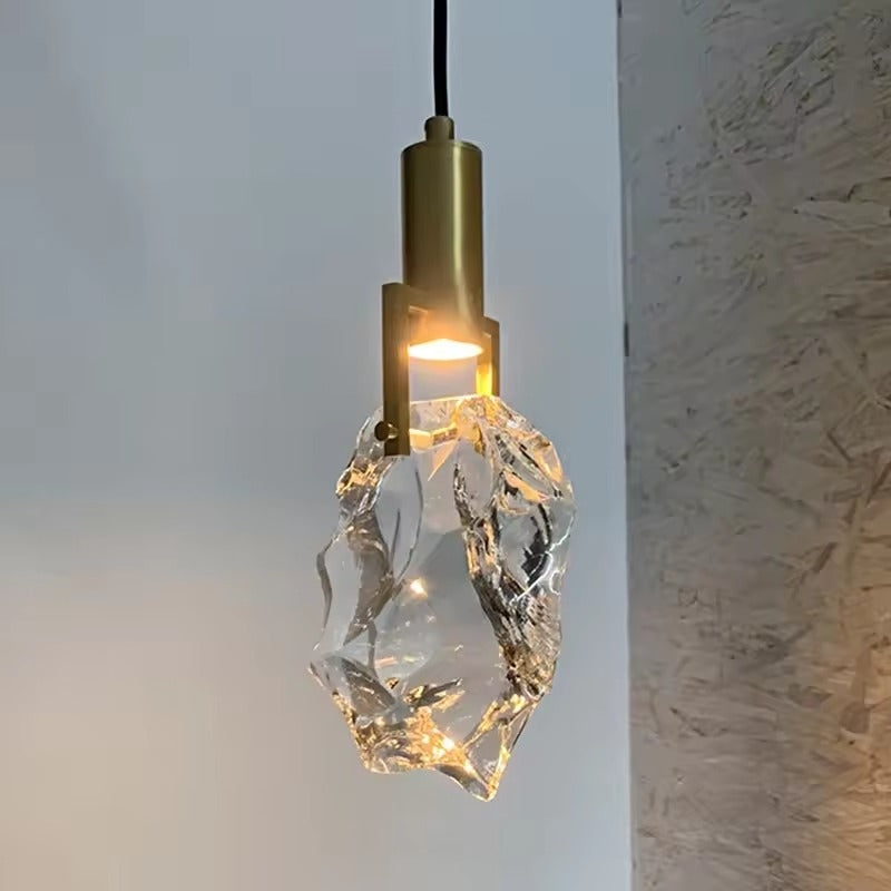 Nordic Crystal LED Pendant Light – Elegant Dining Room, Bar, Kitchen, and Bedroom Hanging Lamp, Luxury Suspension Chandelier for Modern Home Décor
