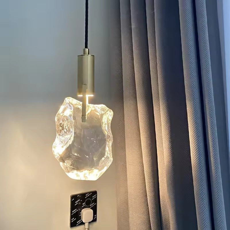 Nordic Crystal LED Pendant Light – Elegant Dining Room, Bar, Kitchen, and Bedroom Hanging Lamp, Luxury Suspension Chandelier for Modern Home Décor