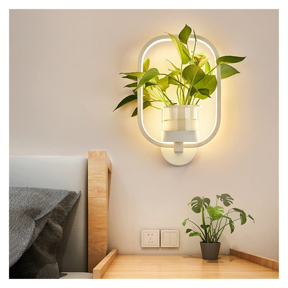 Nordic Planter Lamp - Simple Creative Wall Light for Bedroom Living Room Dining Corridor Wall