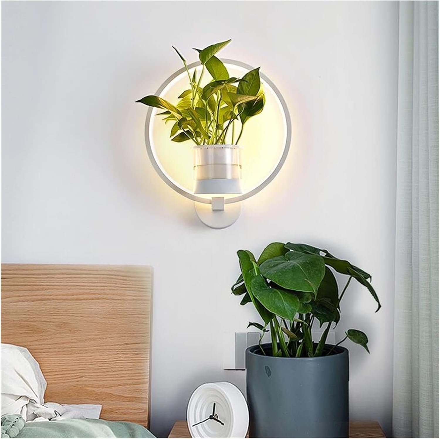Nordic Planter Lamp - Simple Creative Wall Light for Bedroom Living Room Dining Corridor Wall