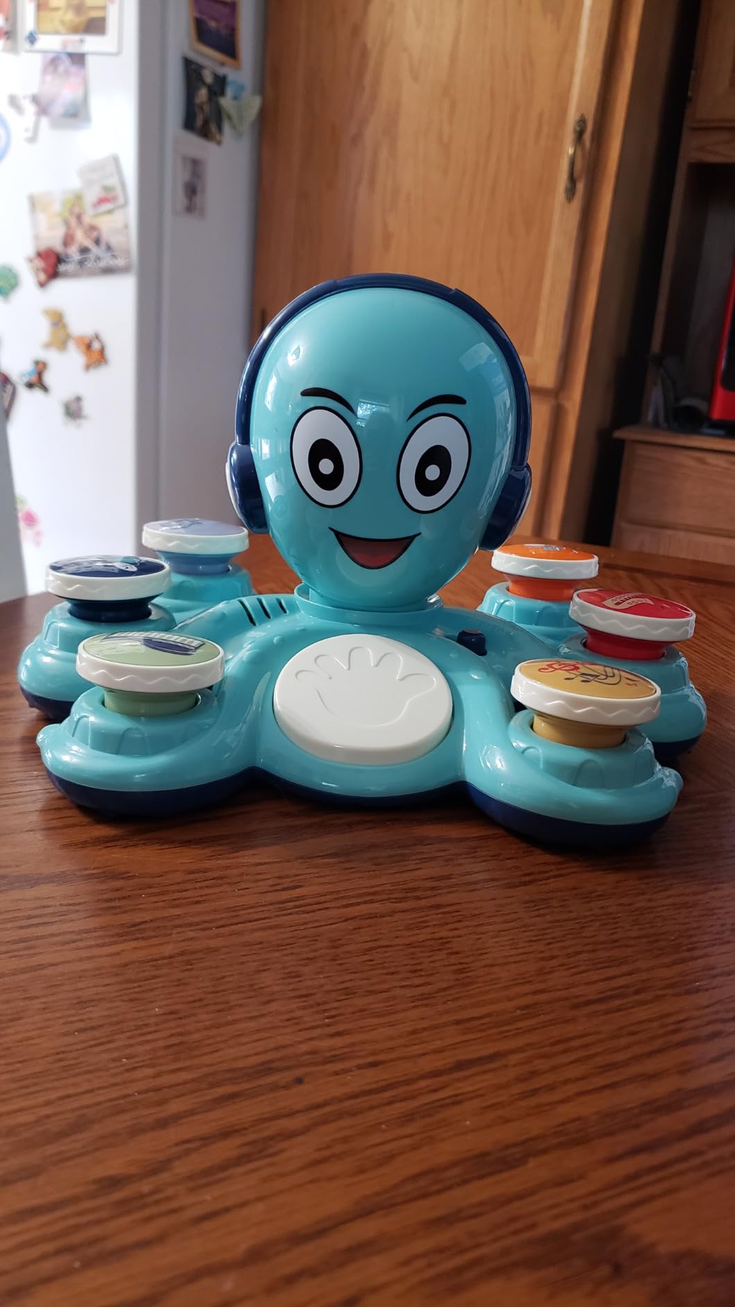 Octopus Musical Toy with 6 Music Buttons and 28 Sound Effects, Safe for Ages 18+ Months