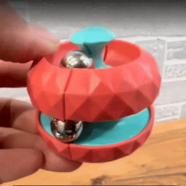 Orbit Ball Cube Fidget Toy – Anti-Stress Sensory Spinner for Kids & Focus Training