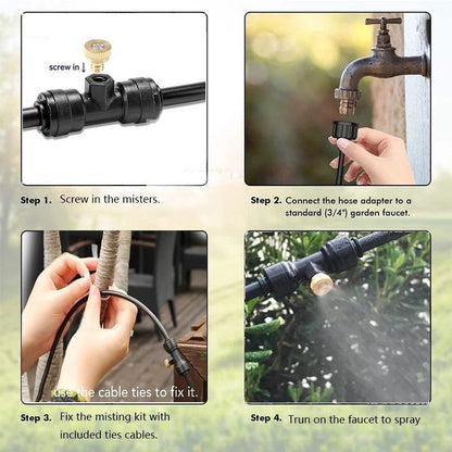 Outdoor Misting Cooling System