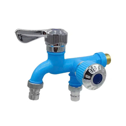 Outdoor Antifreeze Dual Control Faucet – Two Outlets, Leak-Proof, Rust-Resistant, Easy to Install and Use