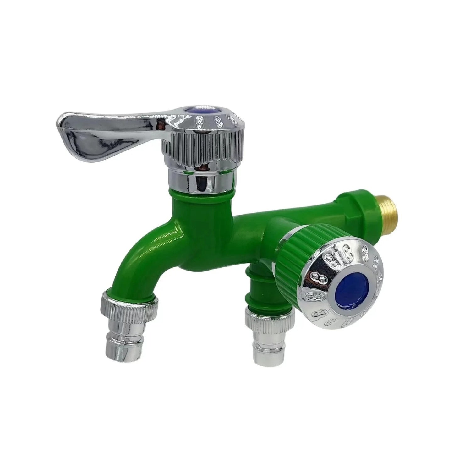 Outdoor Antifreeze Dual Control Faucet – Two Outlets, Leak-Proof, Rust-Resistant, Easy to Install and Use