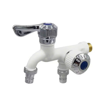 Outdoor Antifreeze Dual Control Faucet – Two Outlets, Leak-Proof, Rust-Resistant, Easy to Install and Use