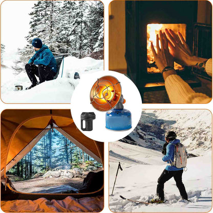 Outdoor Portable Gas Camping Heater Made of Stainless Steel with Low Gas Consumption