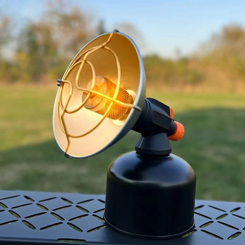 Outdoor Portable Gas Camping Heater Made of Stainless Steel with Low Gas Consumption