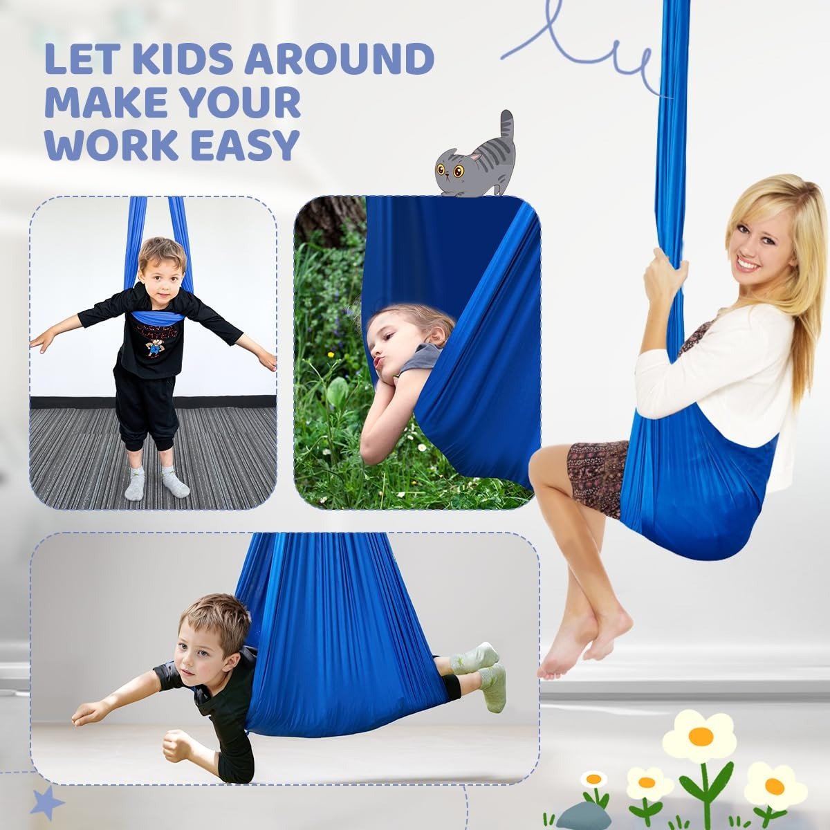 Pedagogical Sensory Swing for Children – Indoor Therapy & Play Hammock