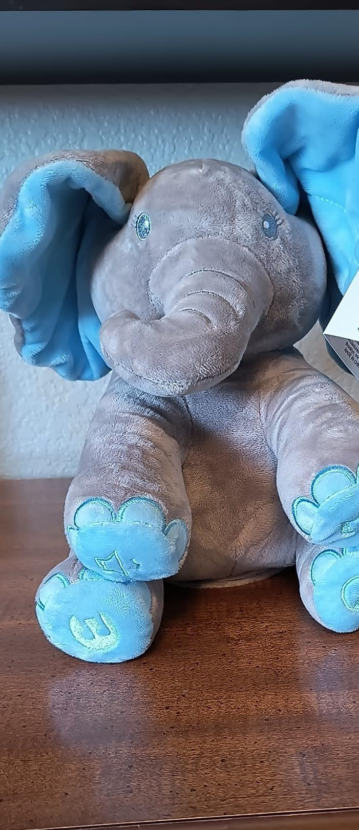 Peek-a-boo Elephant Plush Toy – Singing Interactive Stuffed Animal for Babies