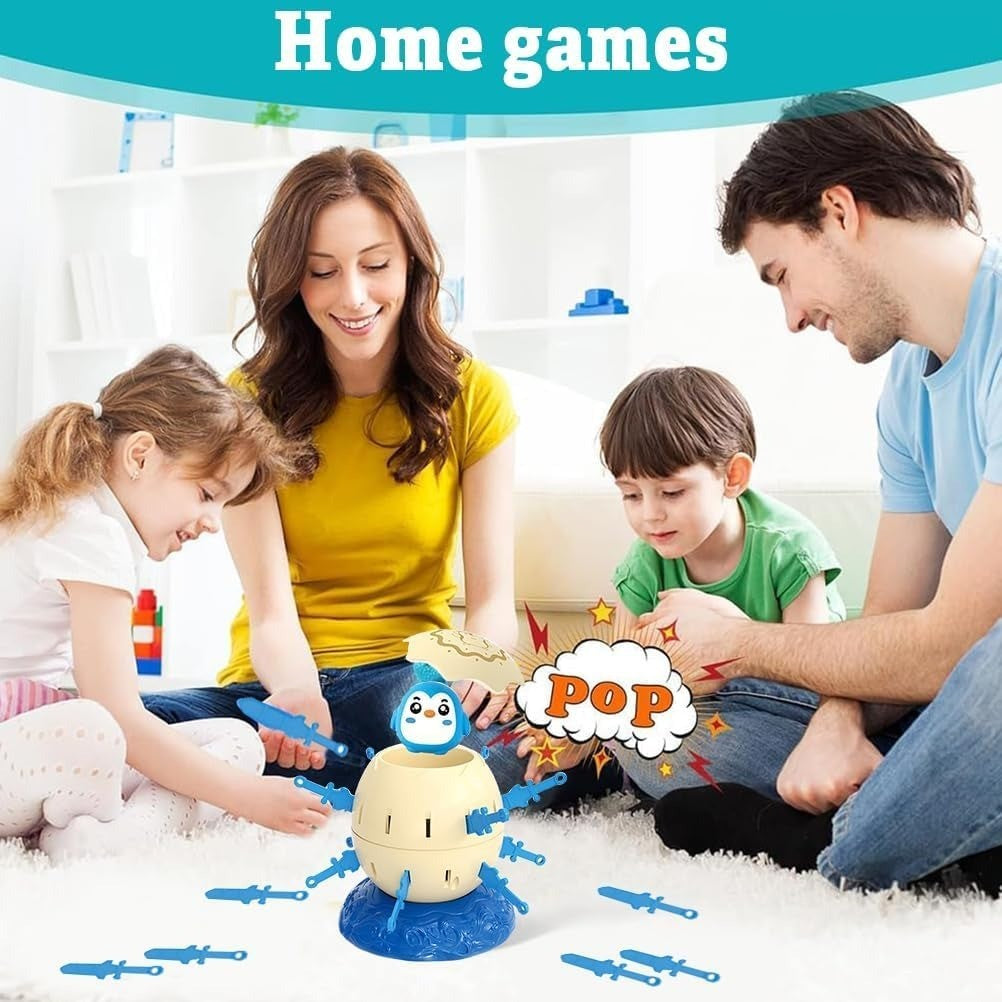 Penguin Barrel Game with Fun Family Play, Multi-Player, Safe for Ages 3+