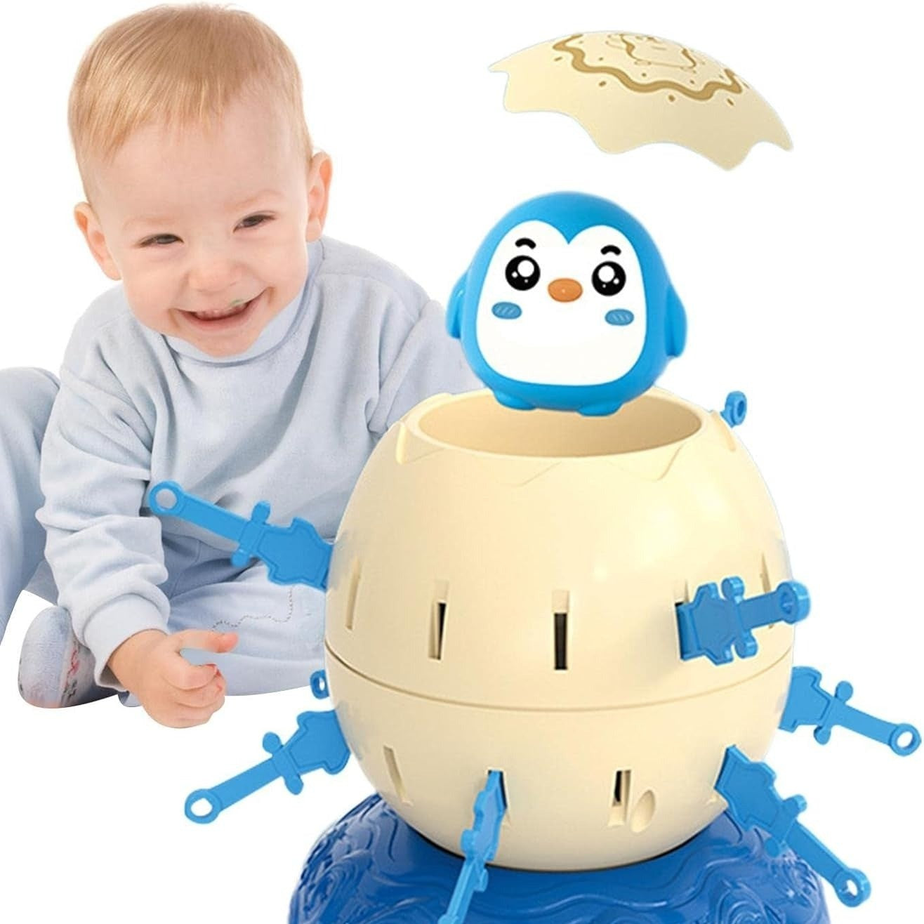 Penguin Barrel Game with Fun Family Play, Multi-Player, Safe for Ages 3+