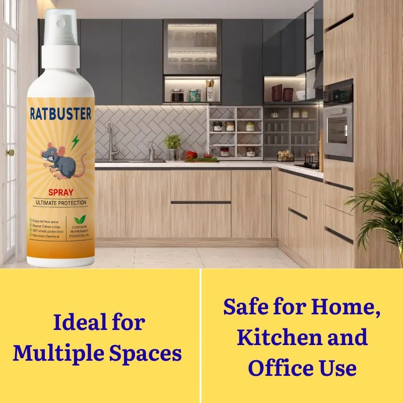 Peppermint Oil Rodent Repellent Spray with Eco-Friendly Ingredients for Home Use