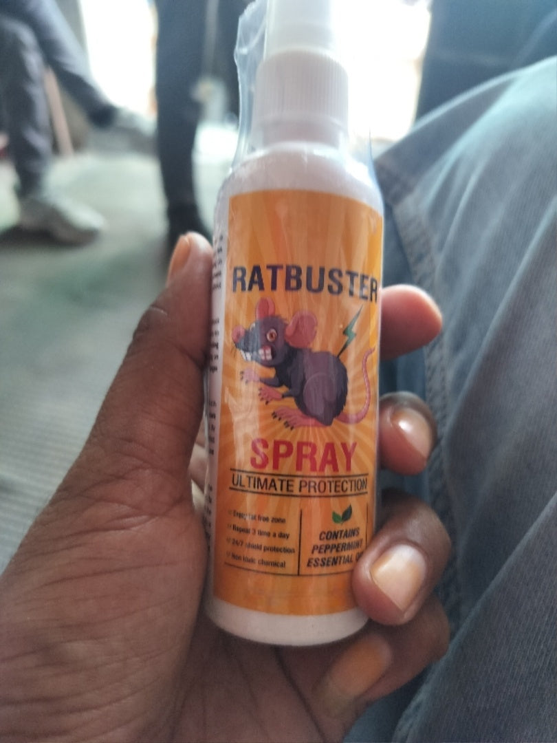 Peppermint Oil Rodent Repellent Spray with Eco-Friendly Ingredients for Home Use